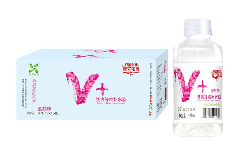V+膳食纤维果味PG电子·(中国)官方网站(蜜桃味)470ml*15瓶